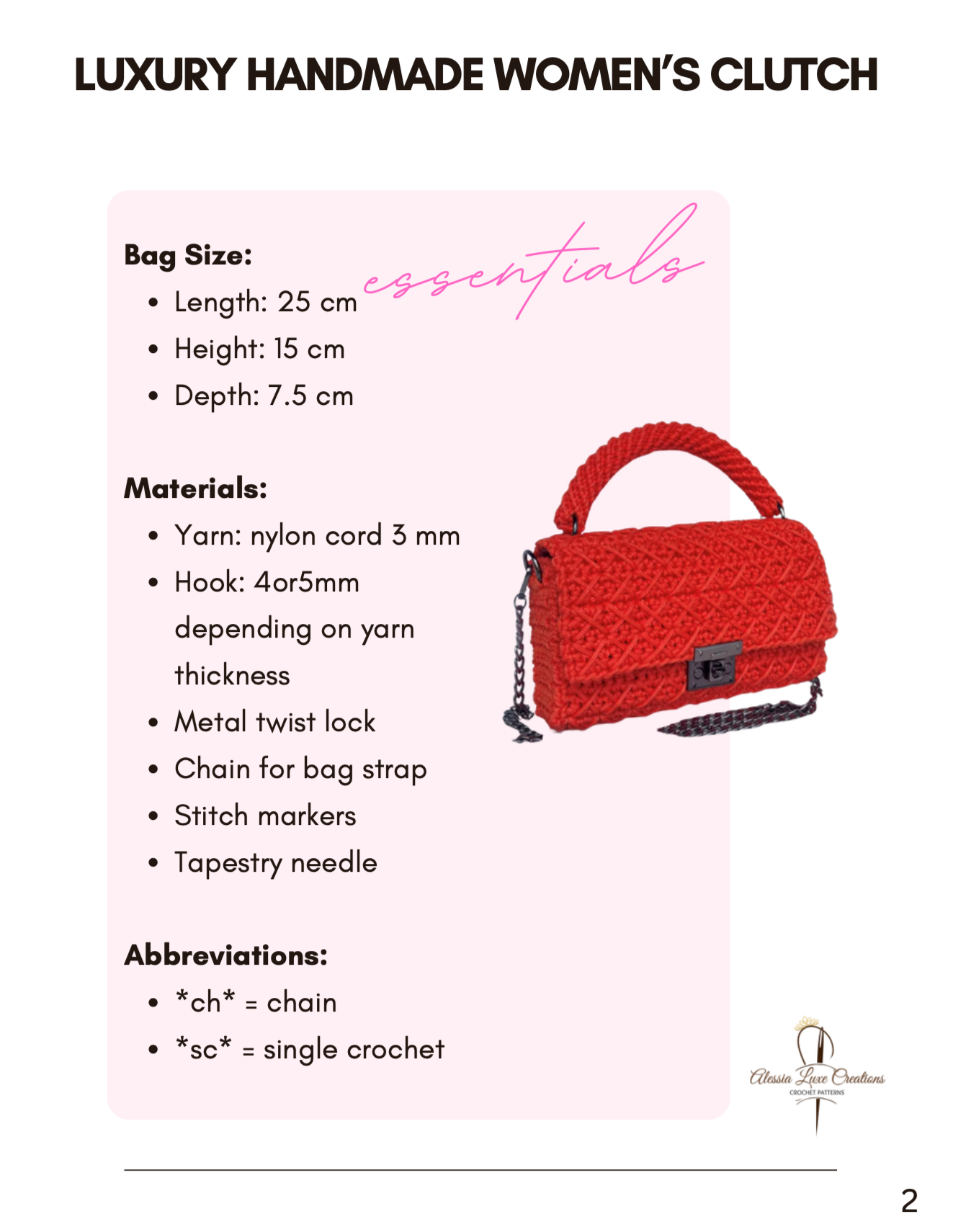 Luxury Handmade Women's Clutch