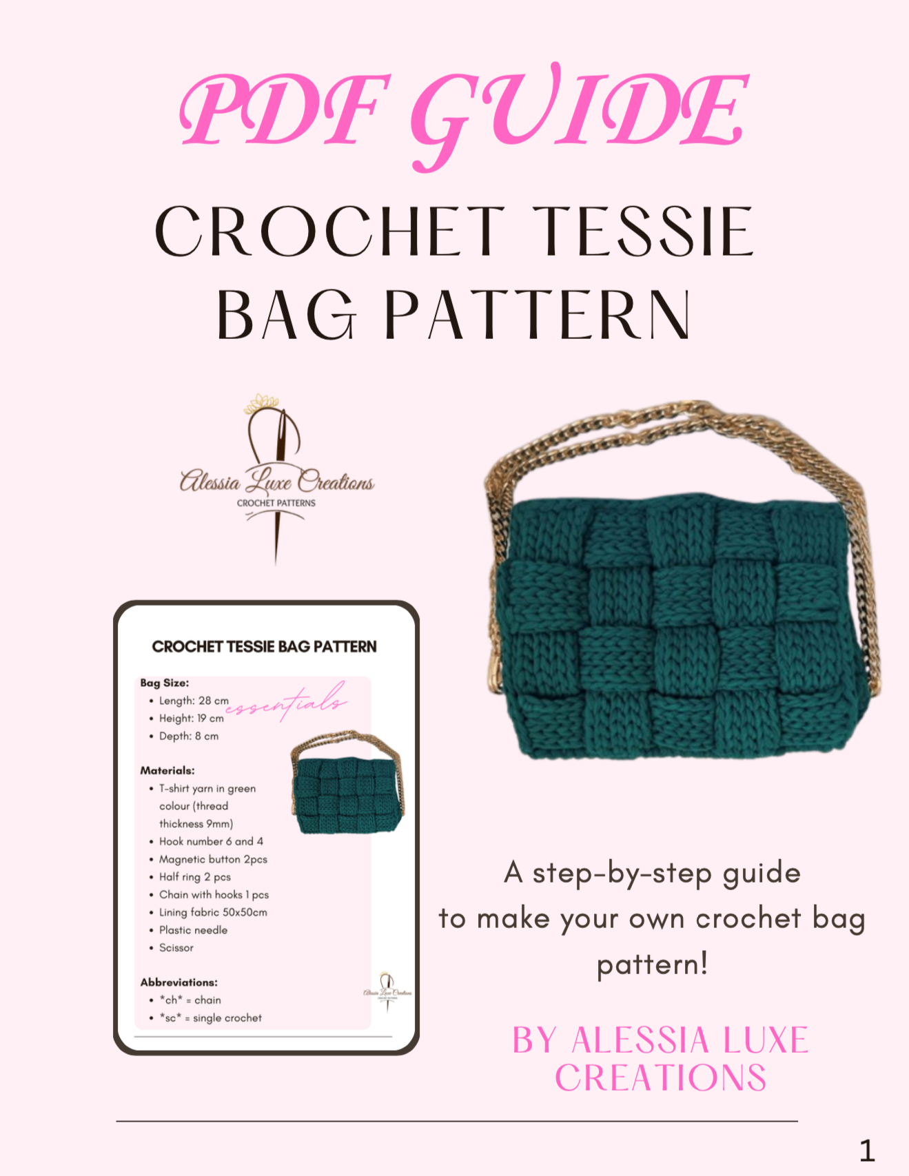 Crochet Tessie Bag Pattern