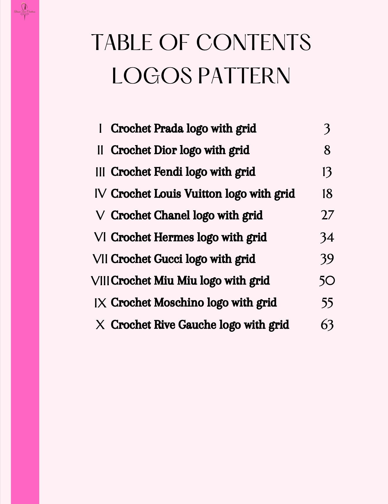 Ultimate Crochet Bag & Logo Pattern Bundle PDF