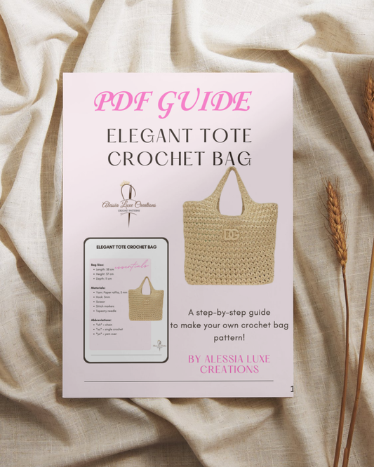 Elegant Tote Crochet Bag