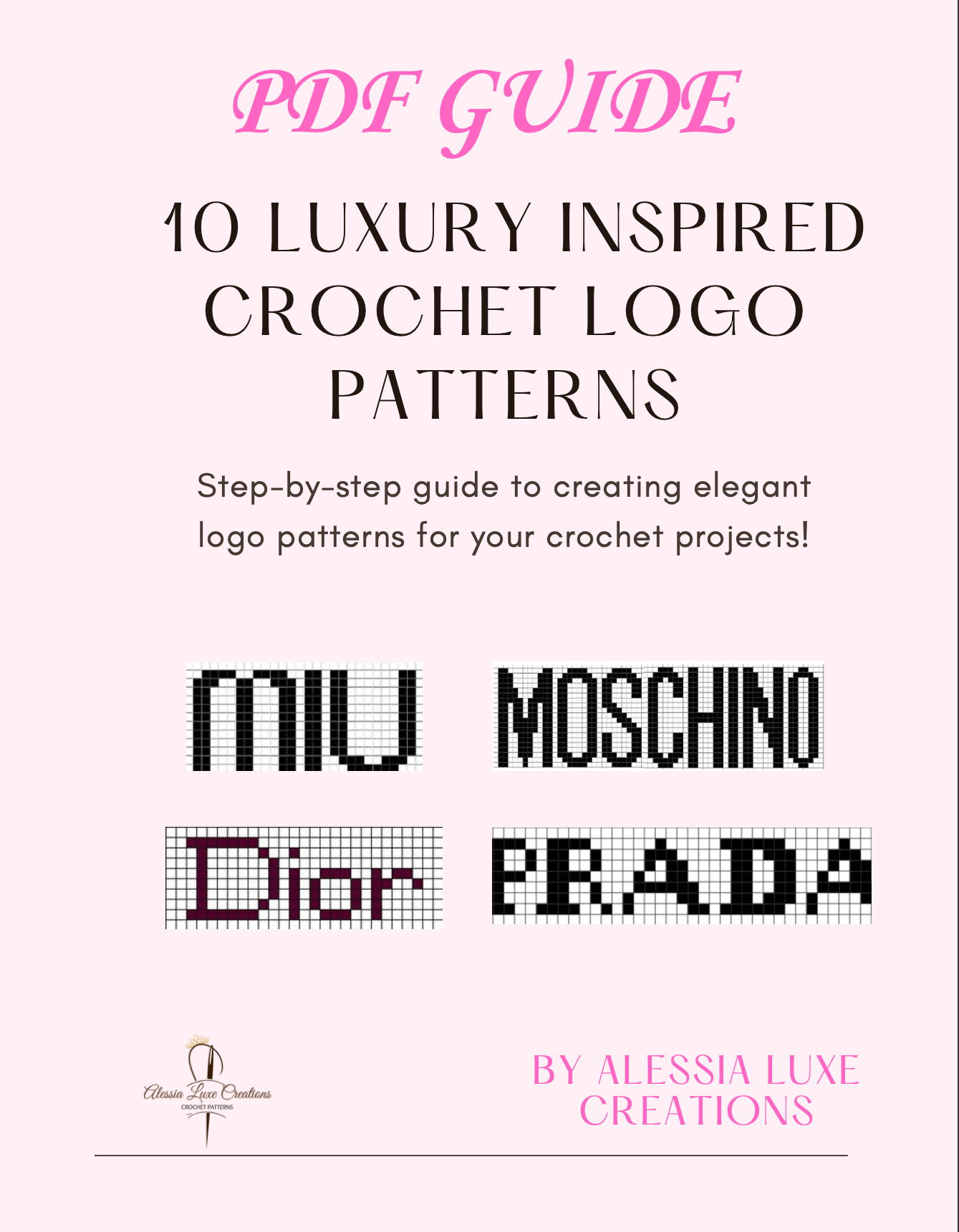 Ultimate Crochet Bag & Logo Pattern Bundle PDF